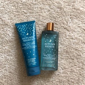 Bath & Body Works set: Autumn Nights